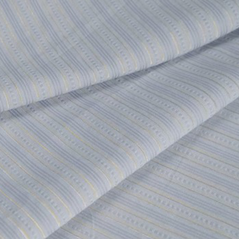 Rastezljiva pamučna prugasta tkanina